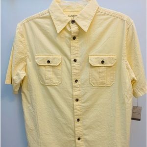 Brad NEW 100% cotton short sleeve Button down shirt